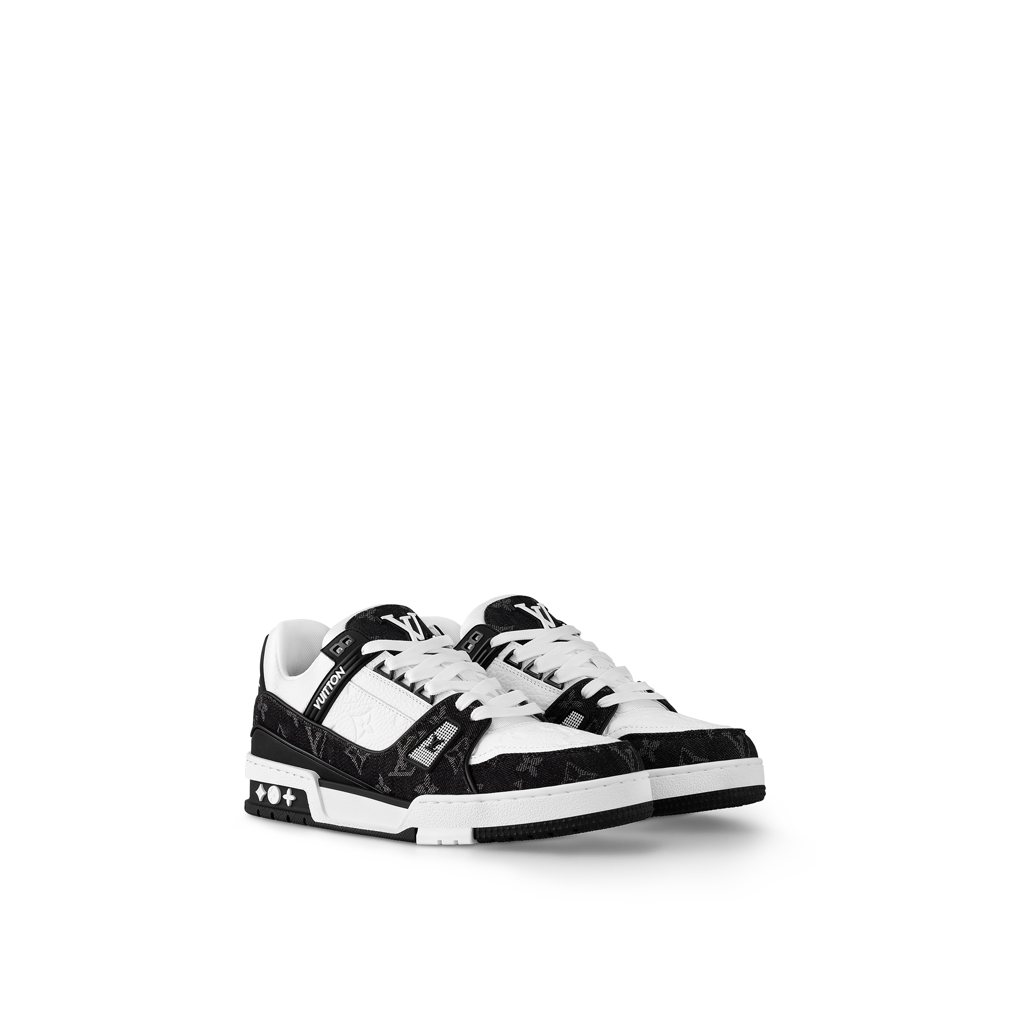 Louis Vuitton Trainers Black x White