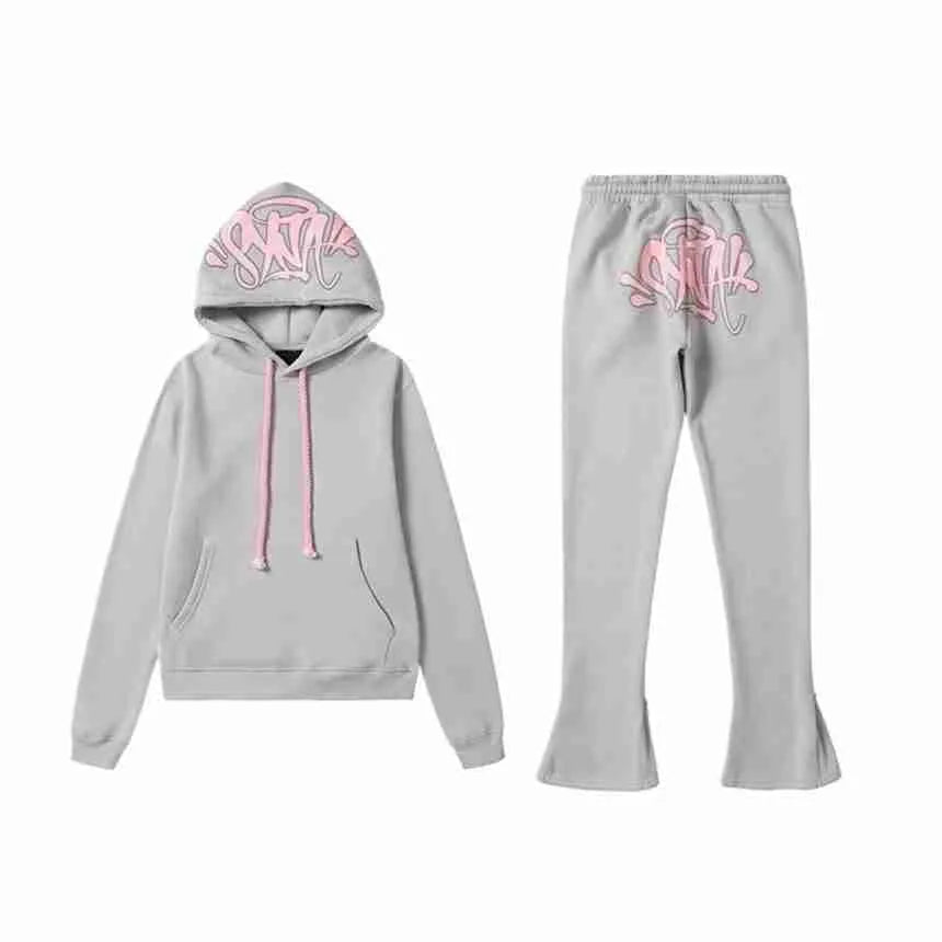 Syna World Tracksuit Gray x Pink